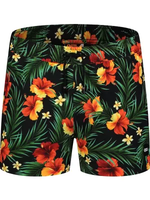 Badeshorts NORDBLANC NBSPM8019 SCHWARZES MUSTER
