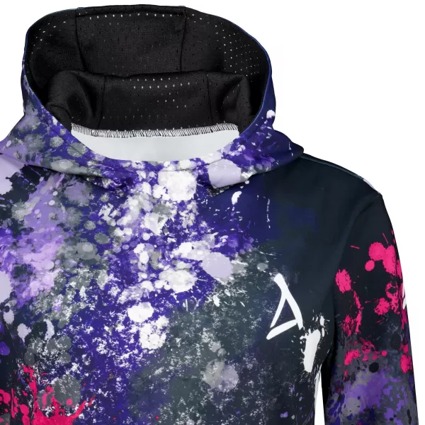  Funktionaler Sweatshirt -Prämie von Frauen ALTISPORT VOJ/ALW055MI01 SCHWARZ -PINK 