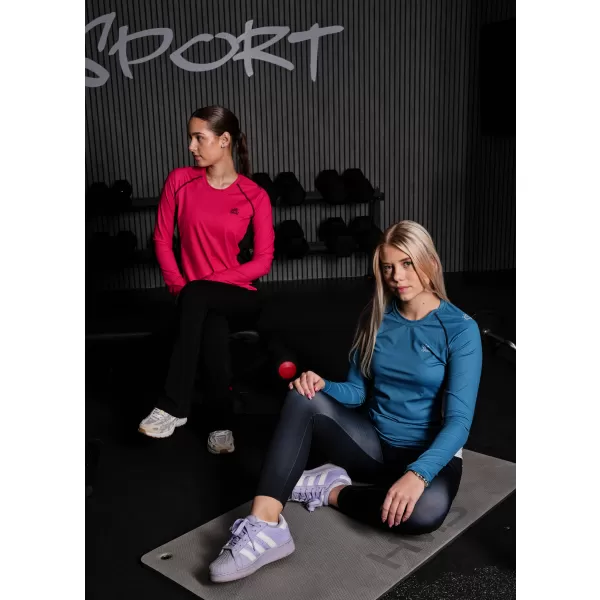  Frauen funktionales t -Shirt mit langen Ärmeln Premium ALTISPORT VOJ/ALW078TR03 ROT 