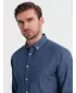 Hemd OMBRE OM-SHDS-0179 BLAU