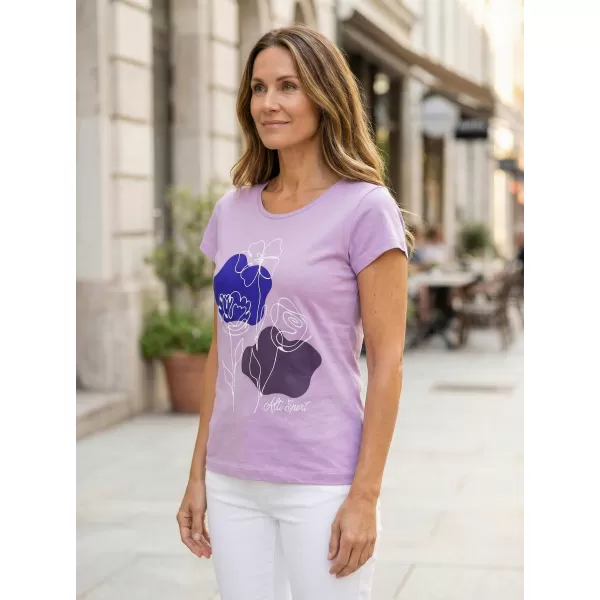  Damen-T-Shirt ALTISPORT ALW189122 ORCHIDEE 