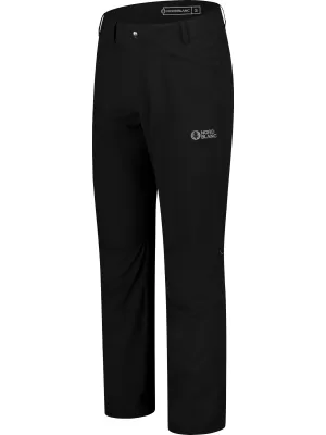 Leichte Outdoor -Hosen von Männern NORDBLANC GORGE NBSPM8205 SCHWARZ