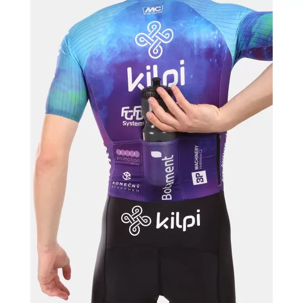  Ein Fahrrad -Overall mit kurzen Ärmeln KILPI AURORA-M YM0367KI BLAU 
