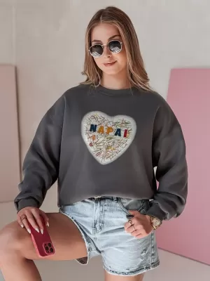 Damen Sweatshirt DSTREET SESRDUCHOVA BY1441 DUNKELGRAU