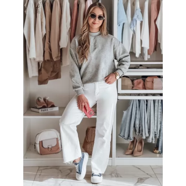  Damen Sweatshirt DSTREET LOVASON BY1419 HELLGRAU 