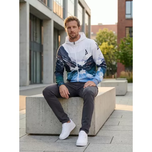  Funktionales Sweatshirt von Männern auf Reißverschlussprämie ALTISPORT VOJ/ALM030MI02 BERG/GRÜN 