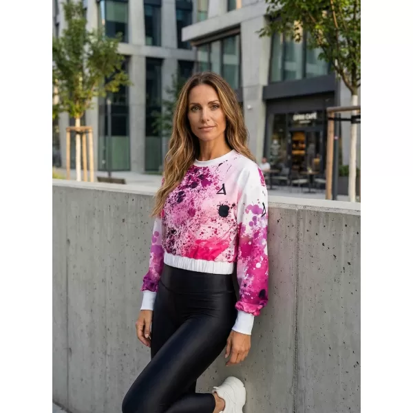  Funktionelle Sweatshirt -Premium von Frauen von Frauen ALTISPORT VOJ/ALW055MI08 ROSA 