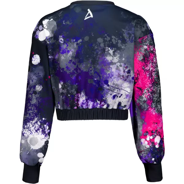  Funktionelle Sweatshirt -Premium von Frauen von Frauen ALTISPORT VOJ/ALW055MI08 SCHWARZ -PINK 