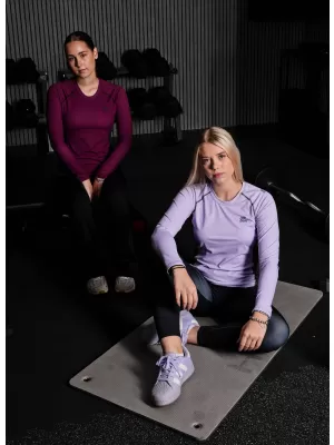 Frauen funktionales t -Shirt mit langen Ärmeln Premium ALTISPORT VOJ/ALW078TR03 LILA