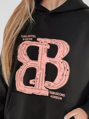 Damen Sweatshirt DSTREET KLITESSO BY1413 SCHWARZ