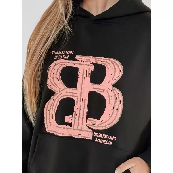  Damen Sweatshirt DSTREET KLITESSO BY1413 SCHWARZ 