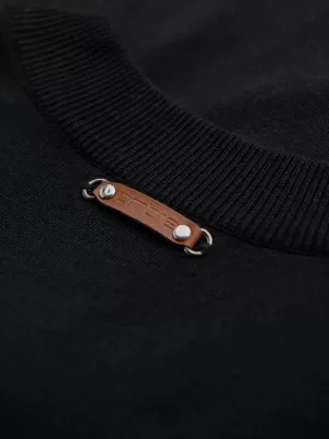 Herrenpullover OMBRE OM-SWZS-0124 SCHWARZ