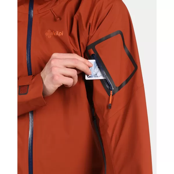  Hardshell -Jacke für Männer KILPI MAMBA-M YM0101KI BRAUN 