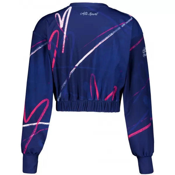  Funktionelle Sweatshirt -Premium von Frauen von Frauen ALTISPORT VOJ/ALW082MI08 DUNKELBLAU 