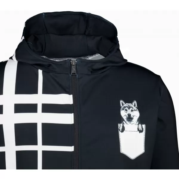  Funktionales Sweatshirt von Männern auf Reißverschlussprämie ALTISPORT VOJ/ALM098MI02 SHIBA 