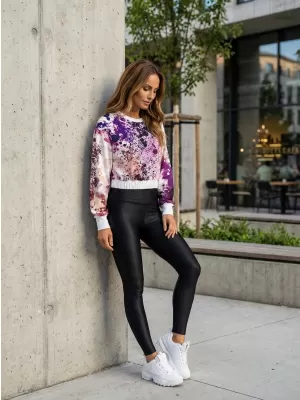 Funktionelle Sweatshirt -Premium von Frauen von Frauen ALTISPORT VOJ/ALW055MI08 LILA/ORANGE