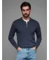 Herrenpullover OMBRE OM-SWZS-0124 MARINEBLAU