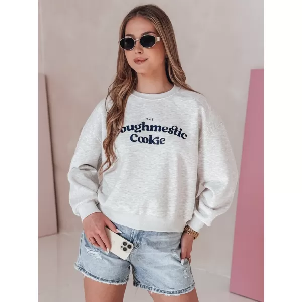  Damen Sweatshirt DSTREET COOKIES BY1444 HELLGRAU 