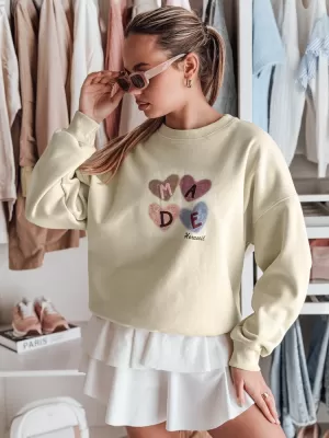 Damen Sweatshirt DSTREET MADELIN BY1460 HELLGRÜN