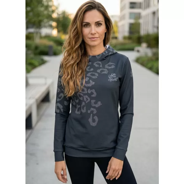  Funktionaler Sweatshirt -Prämie von Frauen ALTISPORT VOJ/ALW047MI01 SCHWARZ 