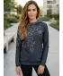 Funktionaler Sweatshirt -Prämie von Frauen ALTISPORT VOJ/ALW047MI01 SCHWARZ