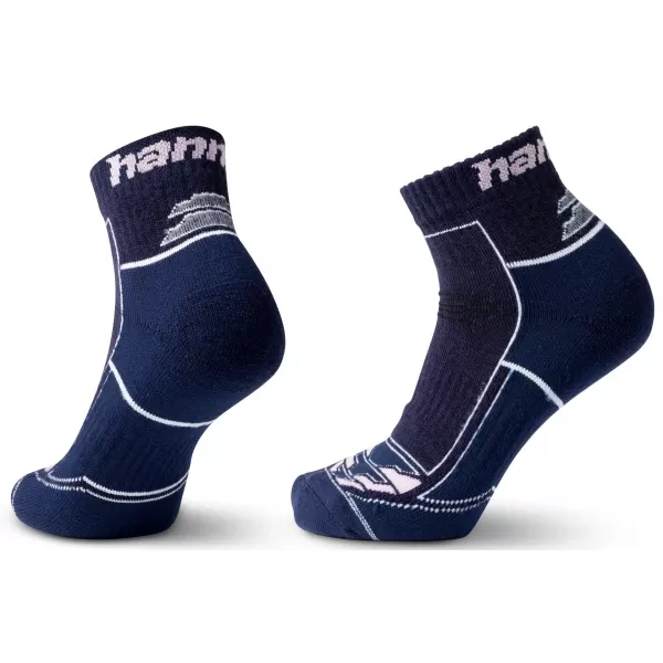  Frauensocken HANNAH WALK LITE W II DUNKELBLAU/ROSA 