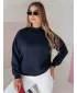 Damen Sweatshirt DSTREET LOVASON BY1416 DUNKELBLAU