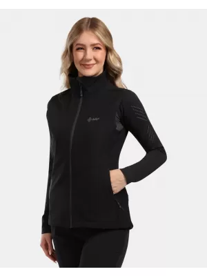 Frauen -Softschellweste KILPI NOIL-W YL0114KI SCHWARZ