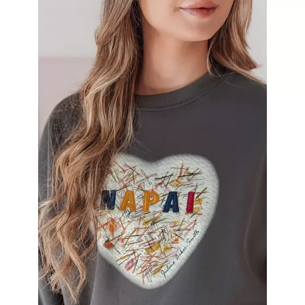  Damen Sweatshirt DSTREET SESRDUCHOVA BY1441 DUNKELGRAU 