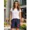 Damenshorts ALTISPORT ELISSA DUNKELBLAU