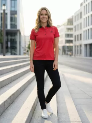 Frauenfunktional T -Shirt mit Premiumkragen ALTISPORT VOJ/ALW000TR05 ROT