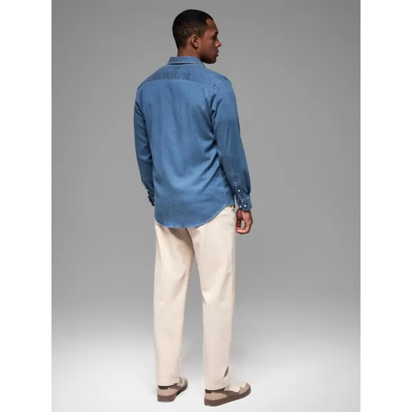  Hemd OMBRE OM-SHDS-0180 BLAU 