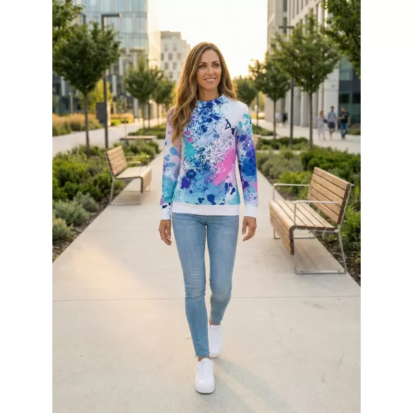  Funktionaler Sweatshirt -Prämie von Frauen ALTISPORT VOJ/ALW055MI01 LILA BLAU 