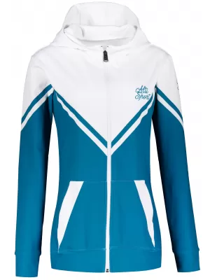 Funktionales Sweatshirt von Frauen auf Reißverschlussprämie ALTISPORT VOJ/ALW101MI02 KEROSIN/WEIß
