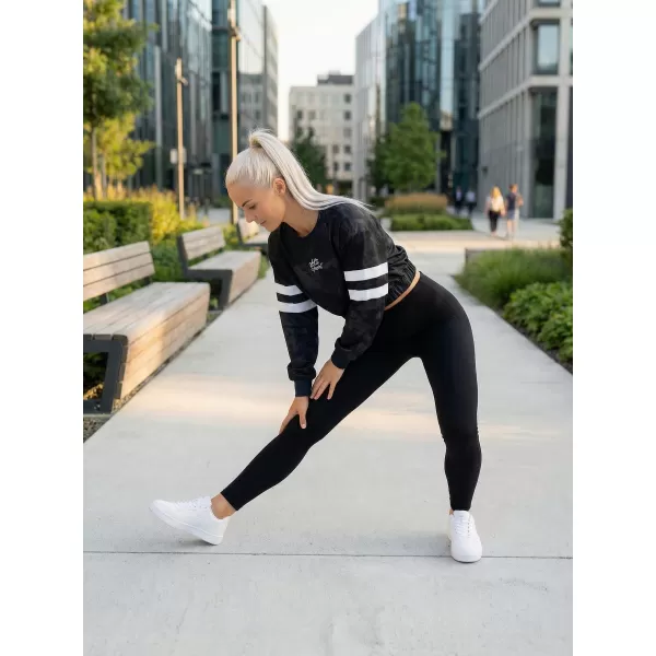 Funktionelle Sweatshirt -Premium von Frauen von Frauen ALTISPORT VOJ/ALW096MI08 SCHWARZ 