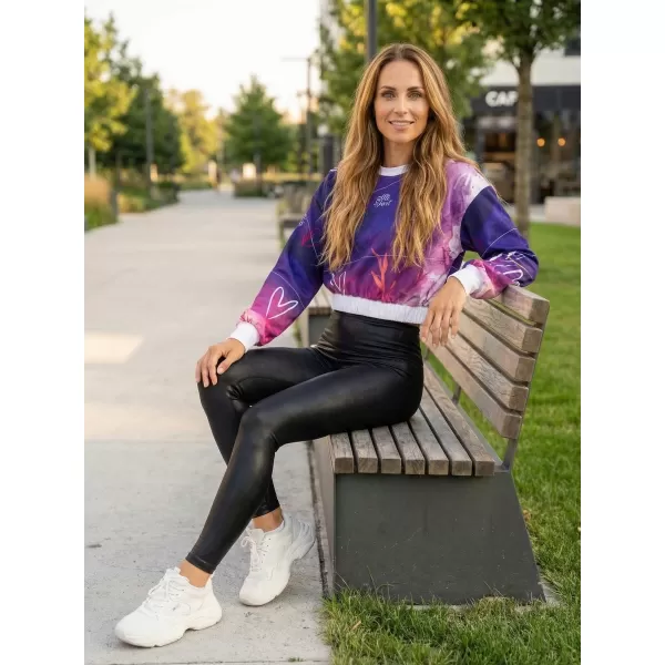  Funktionelle Sweatshirt -Premium von Frauen von Frauen ALTISPORT VOJ/ALW083MI08 LILA 