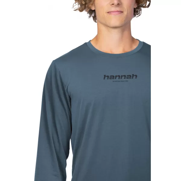  Herren t -Shirt mit einem langen Ärmel HANNAH BINE L/S ANTHRAZIT 