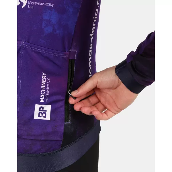  Herren Radsporttrikot mit langen Ärmeln KILPI VULCANO-M YM0366KI BLAU 