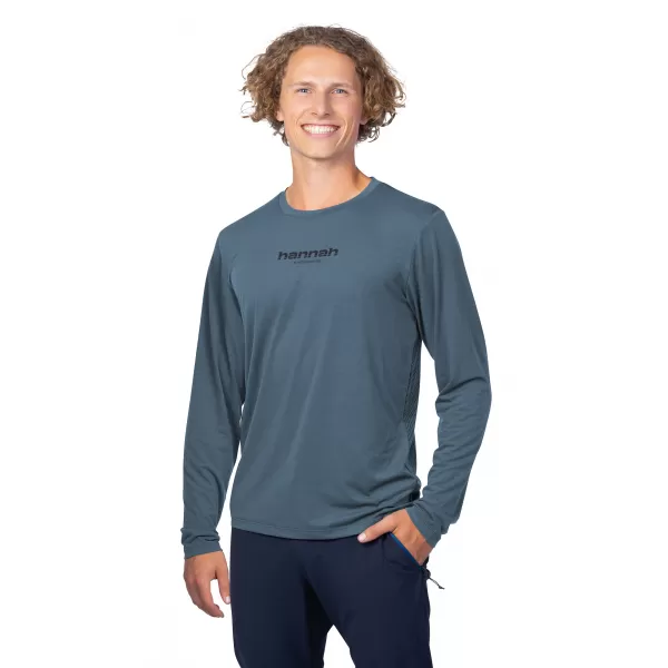  Herren t -Shirt mit einem langen Ärmel HANNAH BINE L/S ANTHRAZIT 