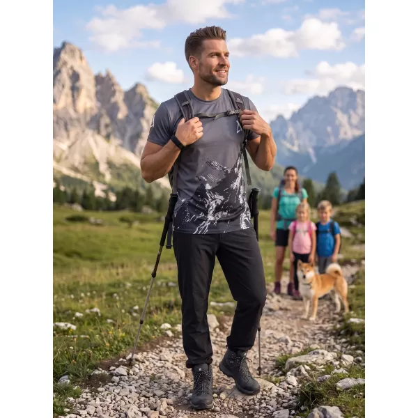  Männer funktionaler T -Shirt Premium Plus ALTISPORT VOJ/ALM059TR02 GRAU 