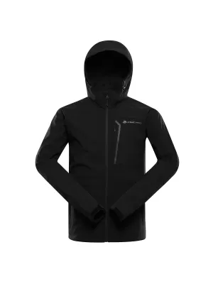 Herren -Softshelljacke ALPINE PRO HOOR SCHWARZ