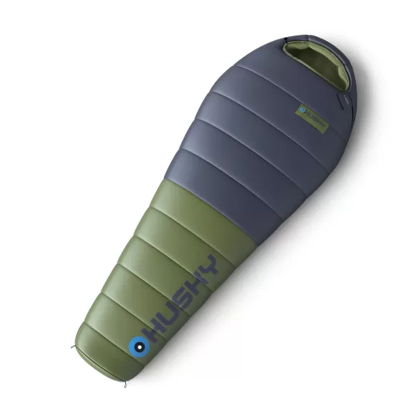  Federschlafsack HUSKY DEVON -5°C BLAU/KHAKI 