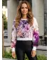 Funktionelle Sweatshirt -Premium von Frauen von Frauen ALTISPORT VOJ/ALW055MI08 LILA/ORANGE