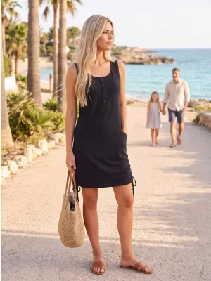 Kleid ALTISPORT ELENA SCHWARZ
