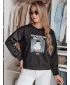 Damen Sweatshirt DSTREET GOOSHY BY1429 SCHWARZ