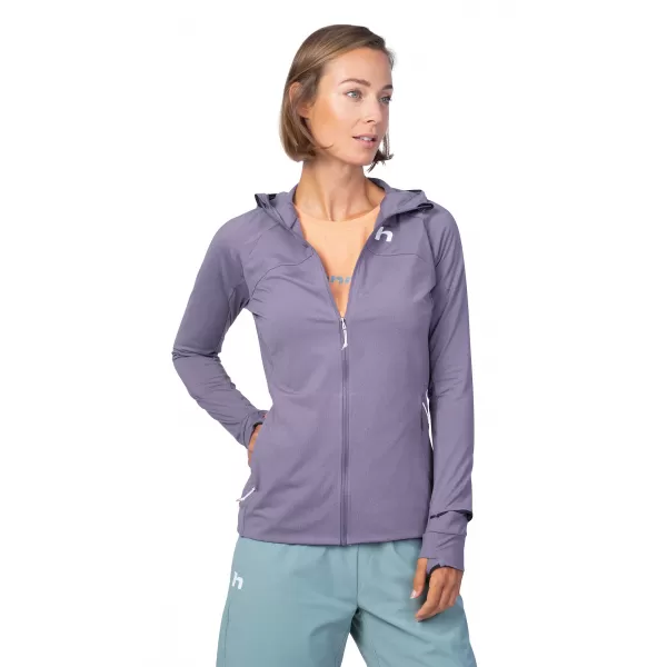  Damen Sweatshirt HANNAH ELI HOODY GREY RIDGE MEL 