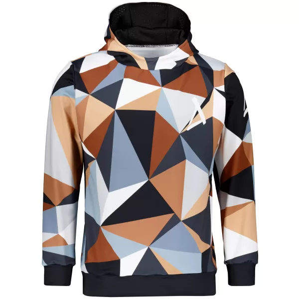  Funktionaler Sweatshirt -Premium von Männern ALTISPORT VOJ/ALM007MI01 SCHWARZ -BROWN 
