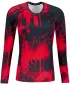 Frauen funktionales t -Shirt mit langen Ärmeln Premium ALTISPORT VOJ/ALW076TR03 ROT -SCHWARZ