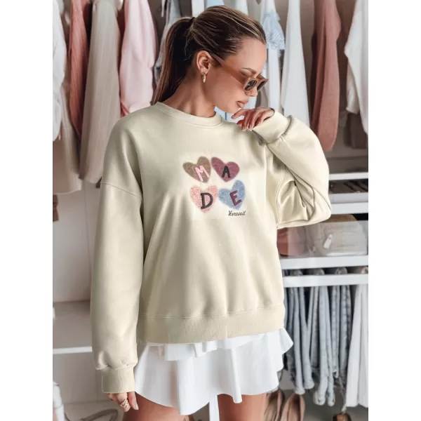 Damen Sweatshirt DSTREET MADELIN BY1460 HELLGRÜN 