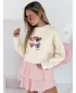 Damen Sweatshirt DSTREET MADELIN BY1461 BEIGE